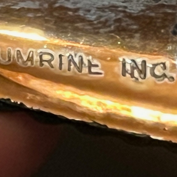 Justin Black Leather Belt W/ Silver & Gold Crumrine Buckle & (11) Silver Conchos - Picture 16 of 16